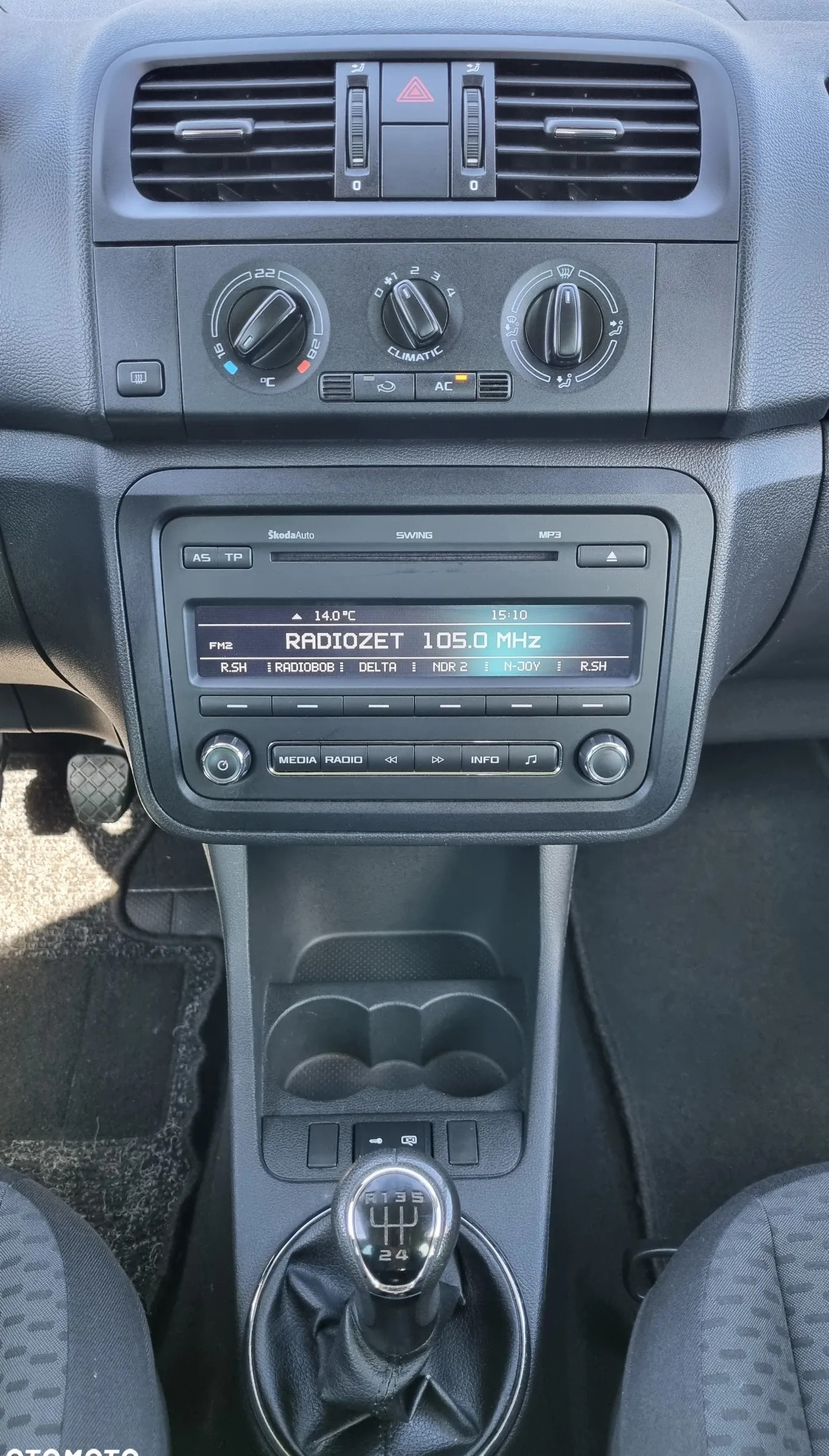 Skoda Roomster cena 15990 przebieg: 189049, rok produkcji 2010 z Wejherowo małe 466